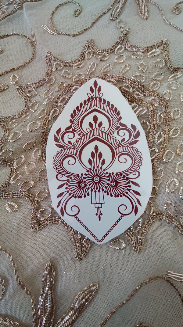 DIY Floral Tattoo Transfer